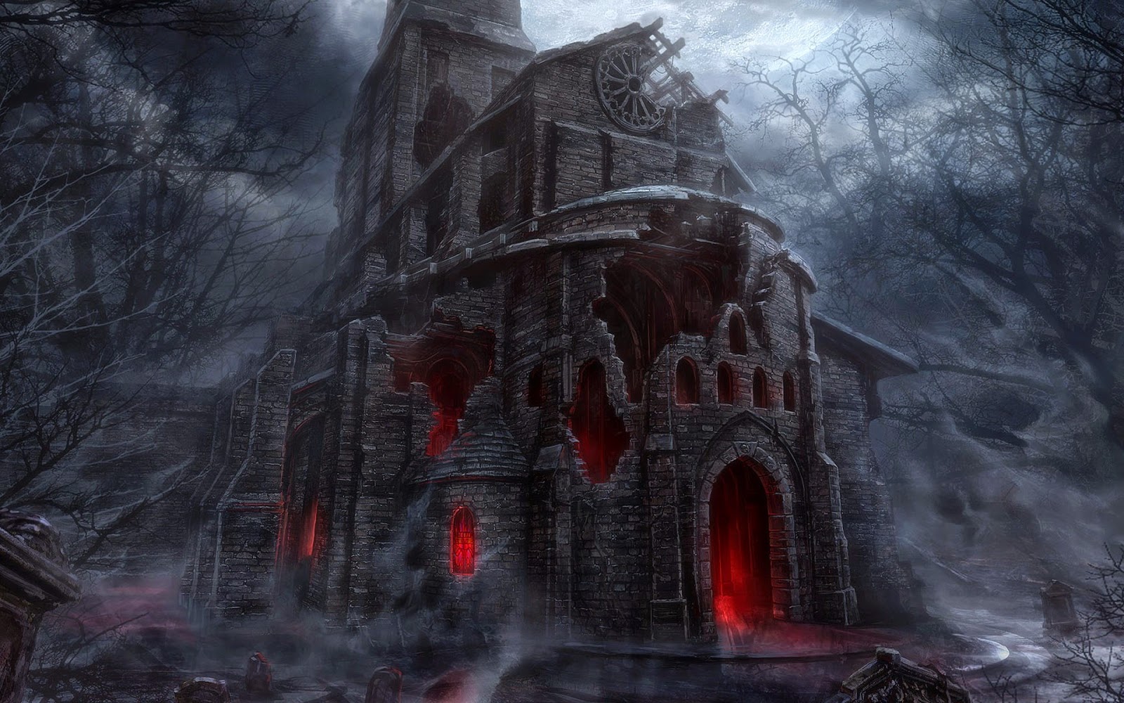 Haunted Wallpaper Attractive - Fantasy Dungeon - HD Wallpaper 