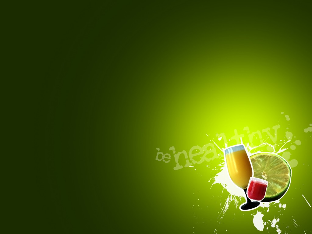 Fruit Drinks And Health Backgrounds - Healthy Lifestyle Background For Power Point - HD Wallpaper 
