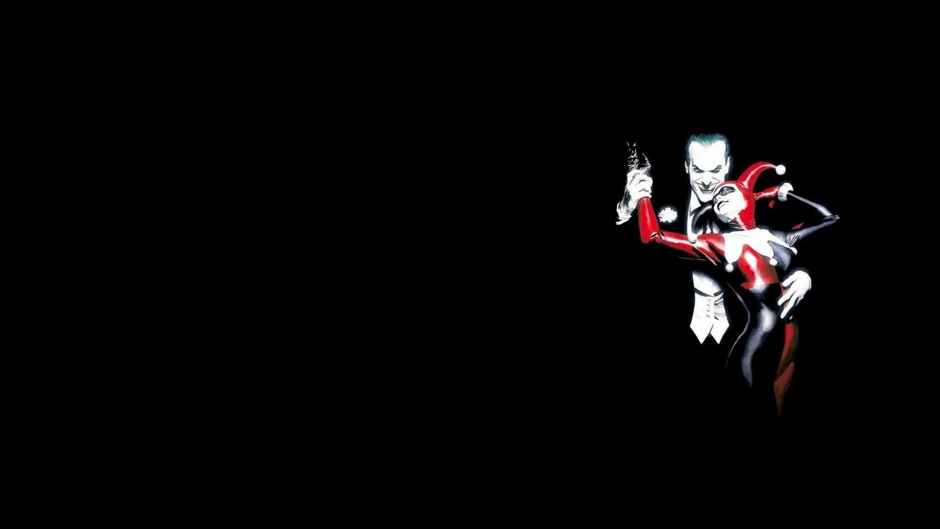 Joker And Harley Quinn Desktop Background - HD Wallpaper 
