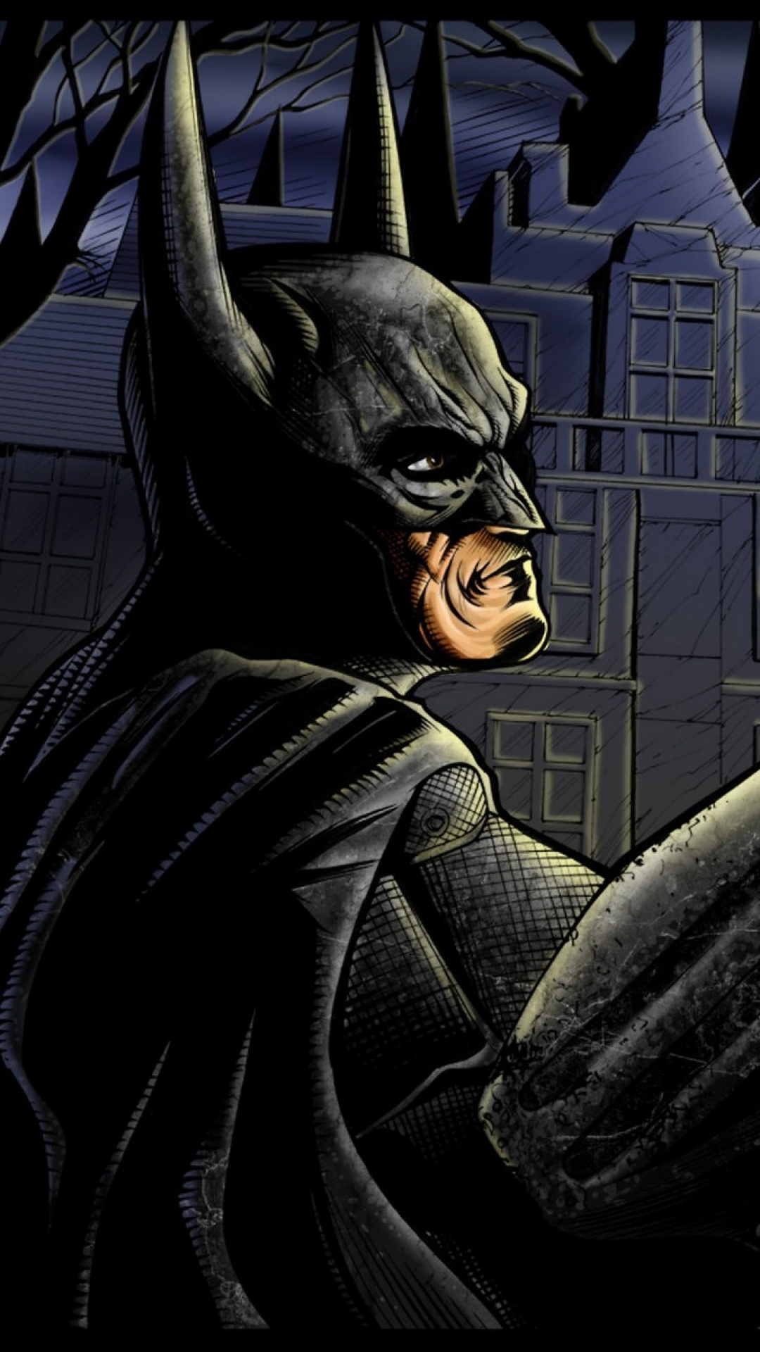 Cartoon Batman Versus Joker - HD Wallpaper 