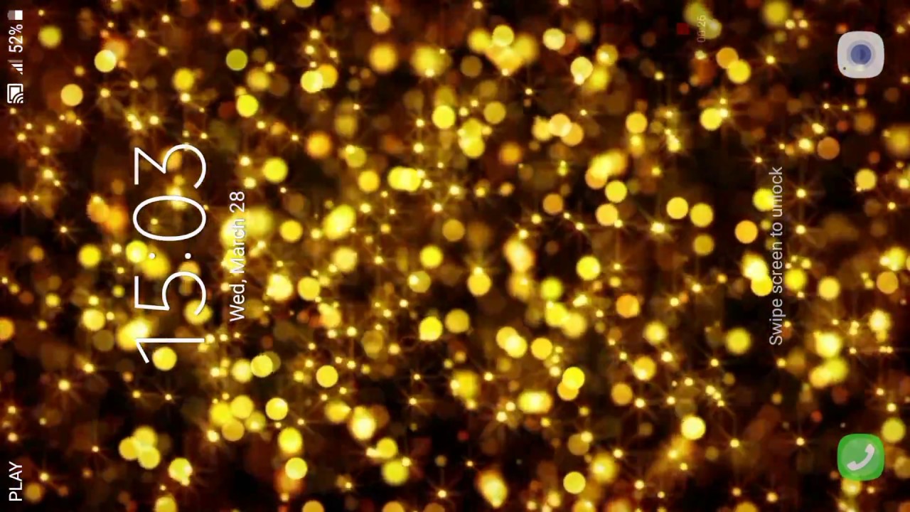 Fireflies Golden - HD Wallpaper 