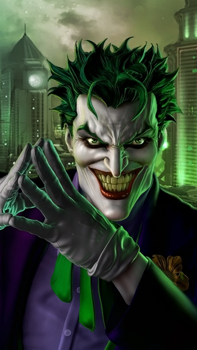 Joker Wallpaper Iphone 6 Plus Dc Universe The Joker - Hd Wallpaper 3d Joker  - 640x1136 Wallpaper 