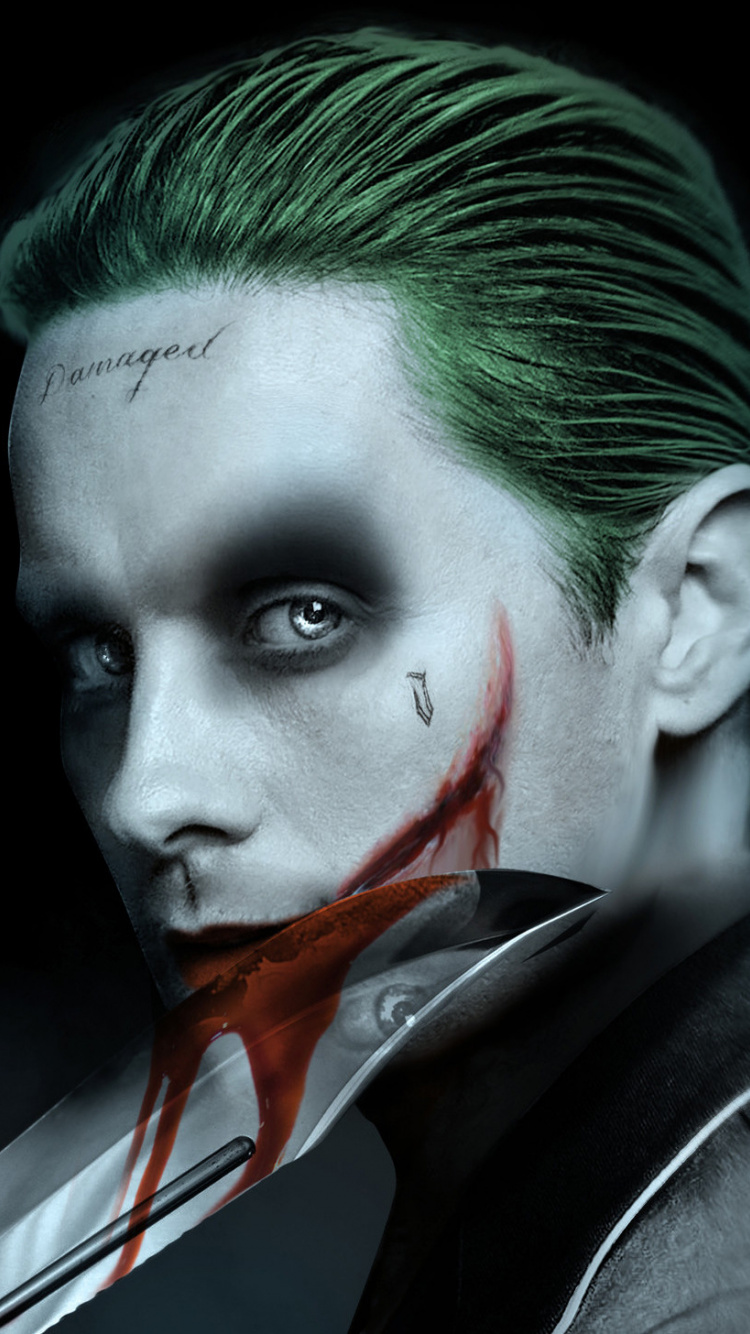 Jared Leto, Joker, Villain, Dc Comics, Fan Artwork, - Joker Jared Leto Wallpaper Hd - HD Wallpaper 