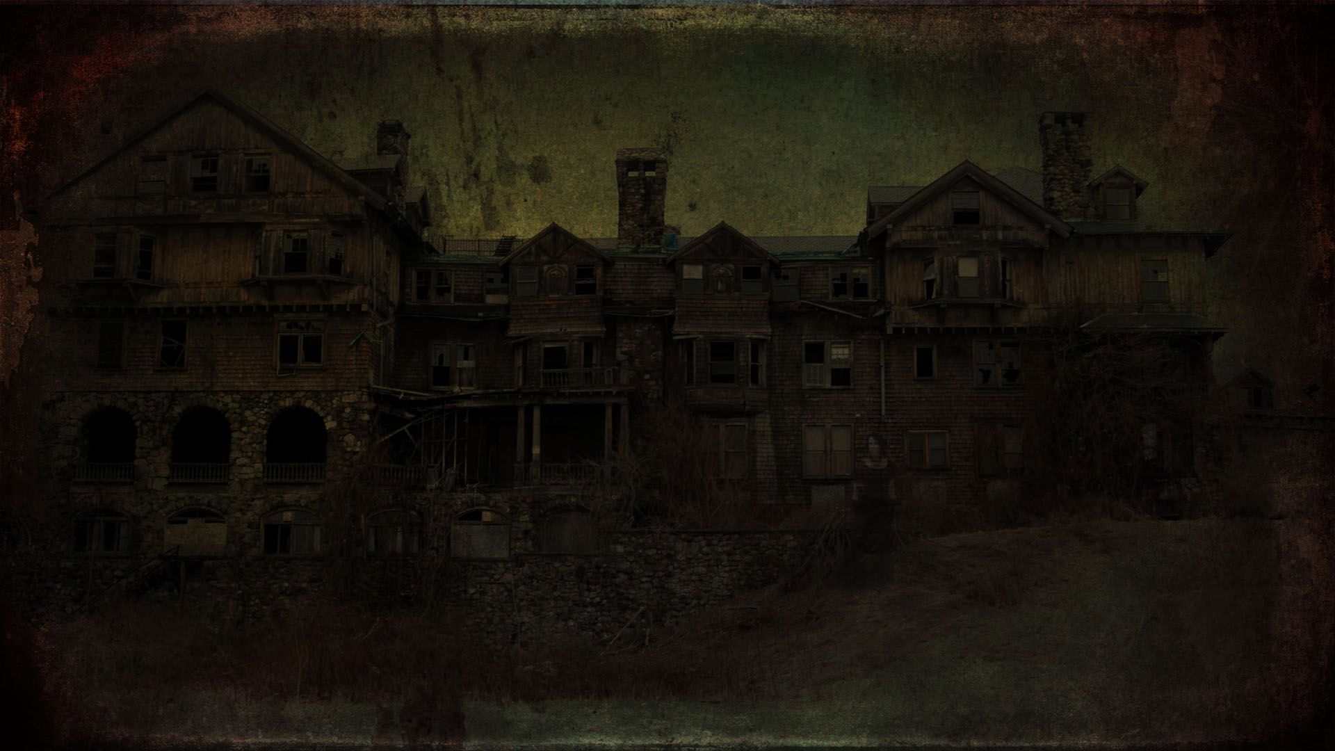 Haunted House - HD Wallpaper 