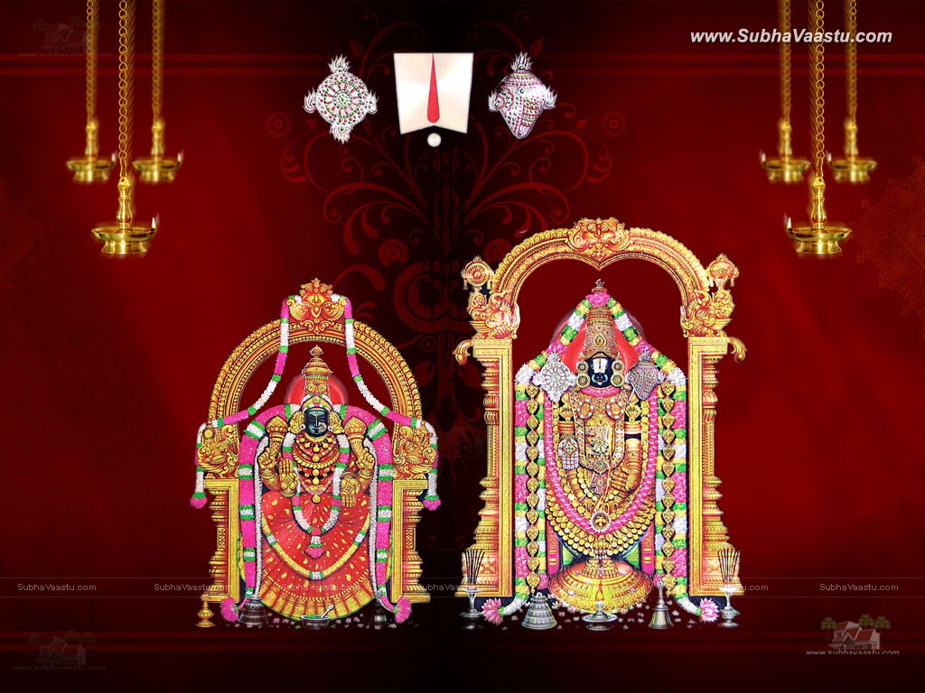 Venkateswara Swamy With Lakshmi And Kubera - HD Wallpaper 