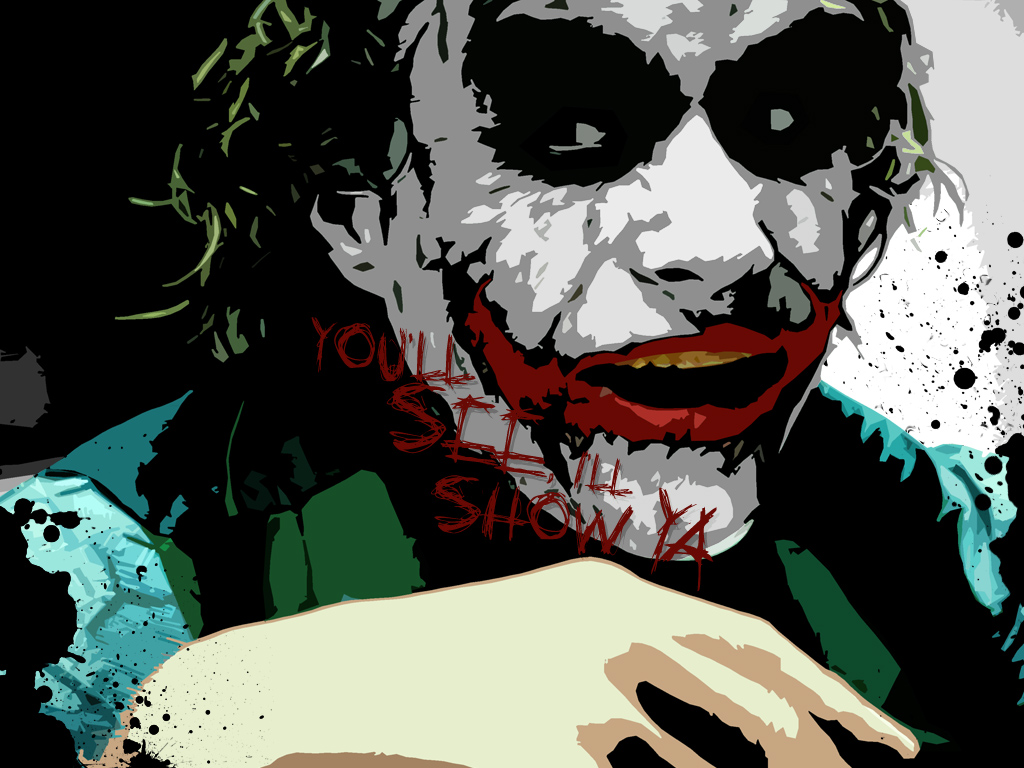 Heath Ledger Joker Iphone Wallpaper Wallpaper Wallpaperpc - Ledger Joker Wallpaper Heath Ledger Background - HD Wallpaper 