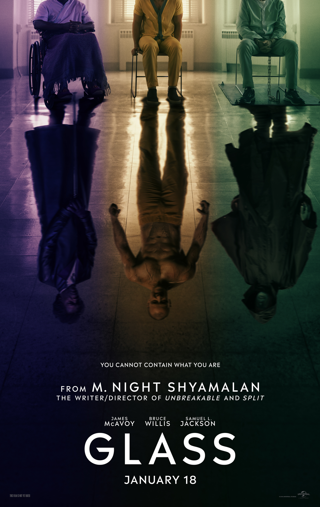 Unbreakable Split Mr Glass - HD Wallpaper 