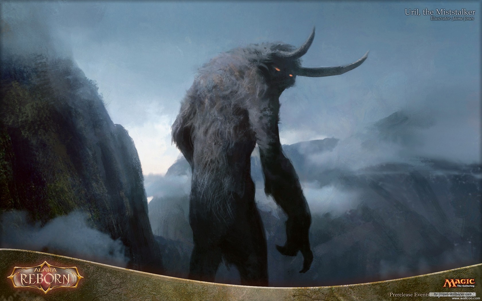 Free Game Wallpaper - Mtg Uril The Miststalker - HD Wallpaper 