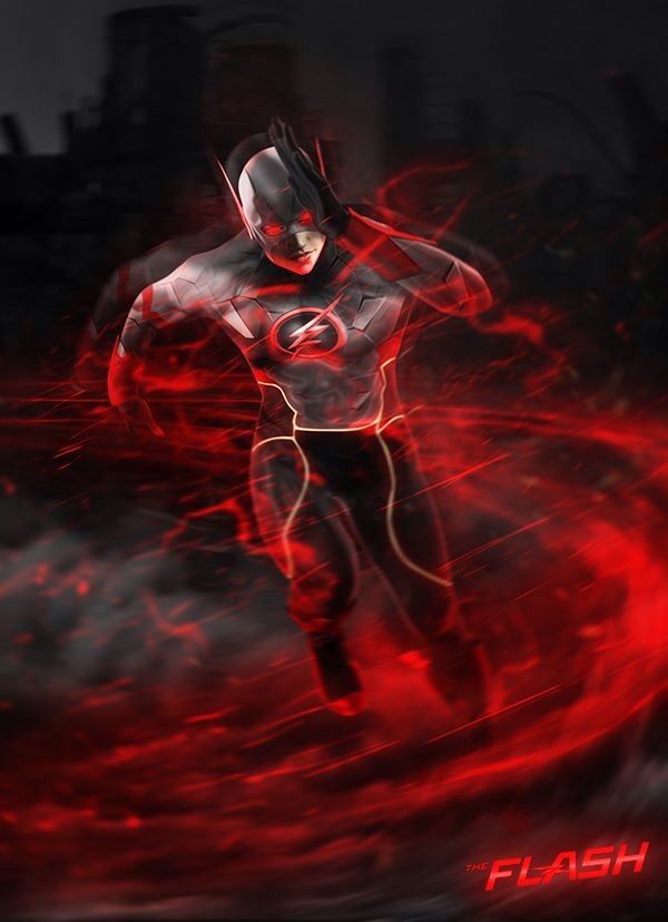 Flash Black And Red - HD Wallpaper 