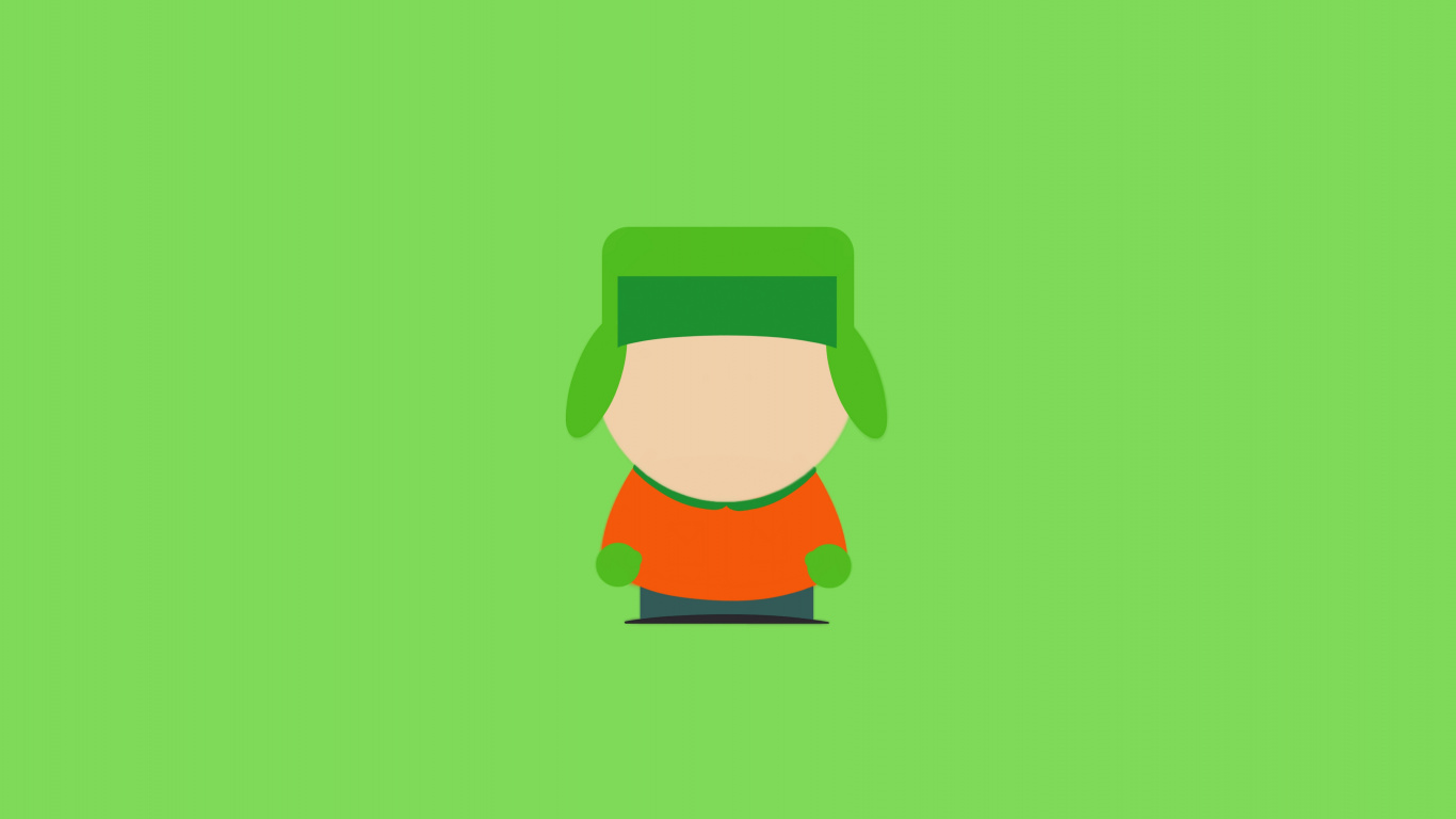 Kyle Broflovski, South Park, Tv Show, Minimal, Wallpaper - Kyle South Park Background - HD Wallpaper 