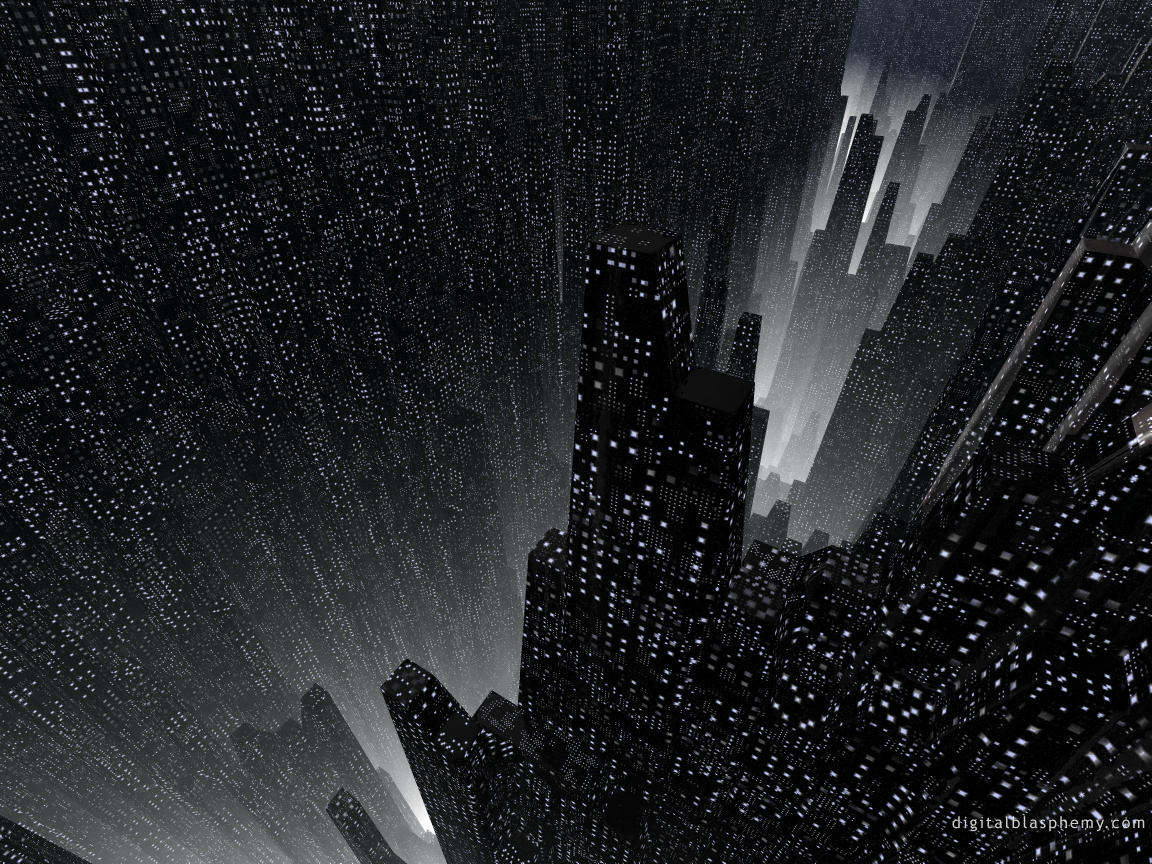 Gotham - Cityscape Gif - HD Wallpaper 