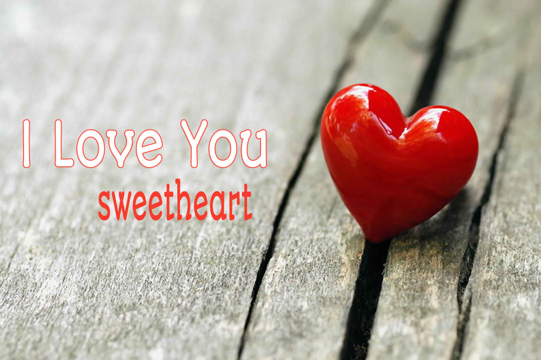 Red Heart Wallpaper - Love You Sweetheart Hd - HD Wallpaper 