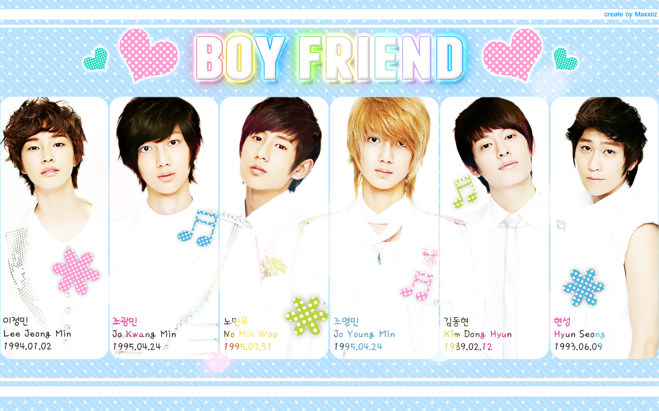 ♥ Boyfriend ♥ - Boyfriend Boy Group Profile - HD Wallpaper 