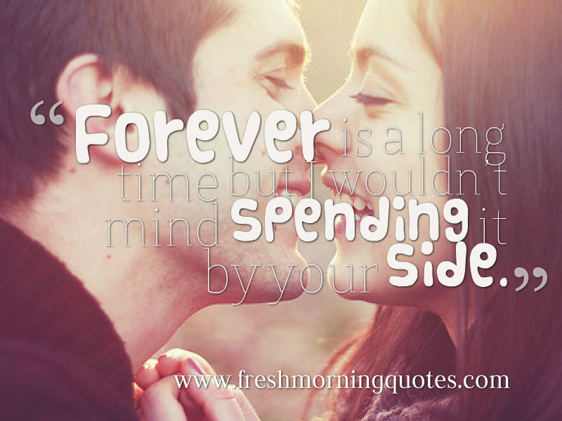 Forever Romantic Love Quotes For Couple - HD Wallpaper 