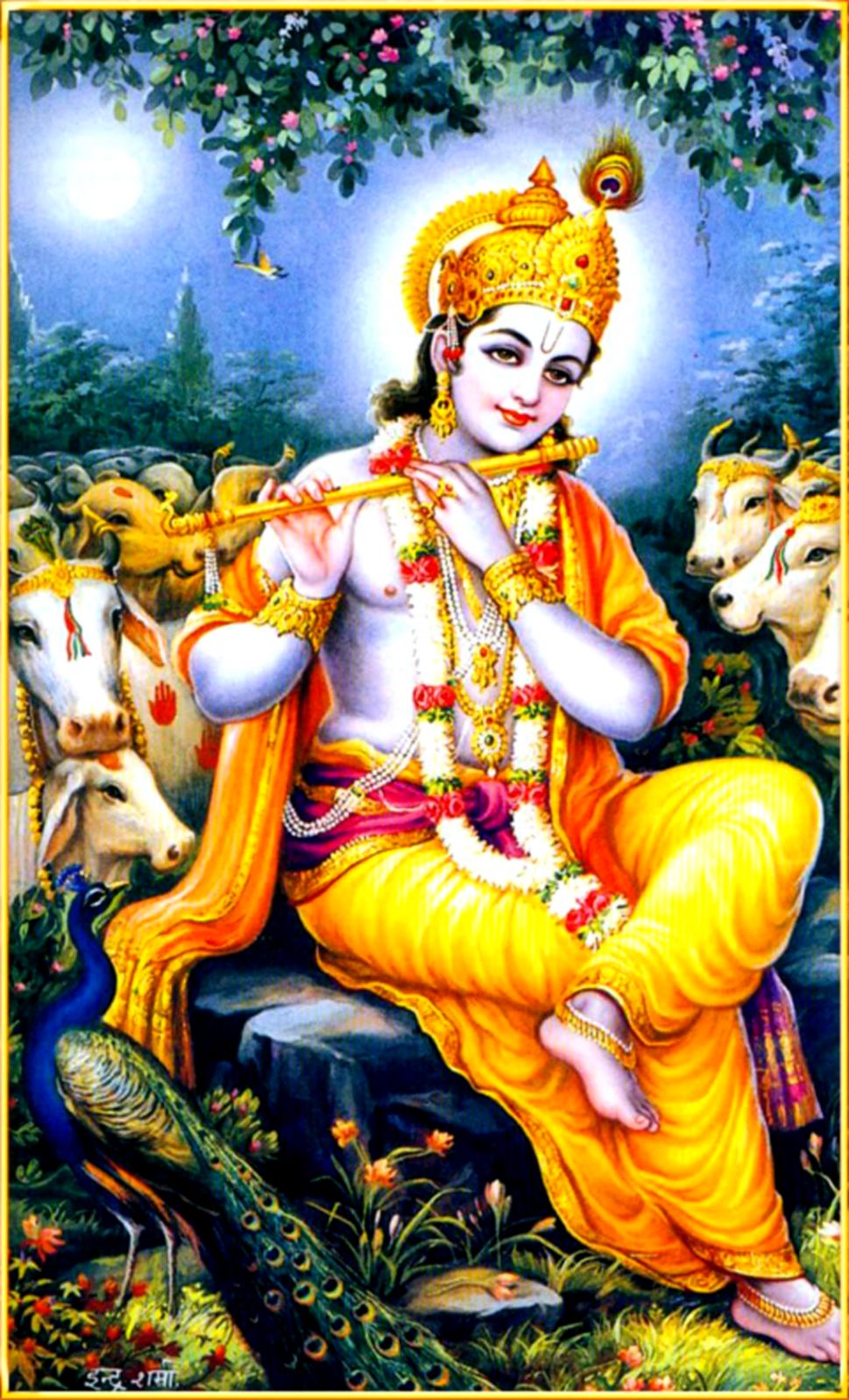 Sri Krishna God Live Wallpaper For Android Download - HD Wallpaper 