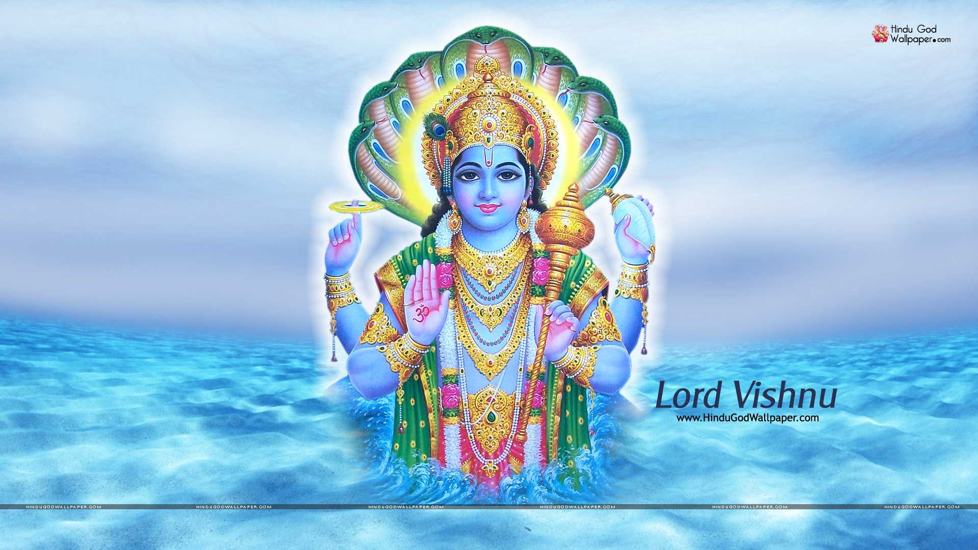 Full Hd Lord Vishnu - HD Wallpaper 