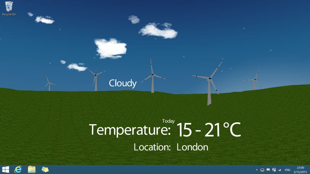 Active Desktop - Wind Turbine - HD Wallpaper 