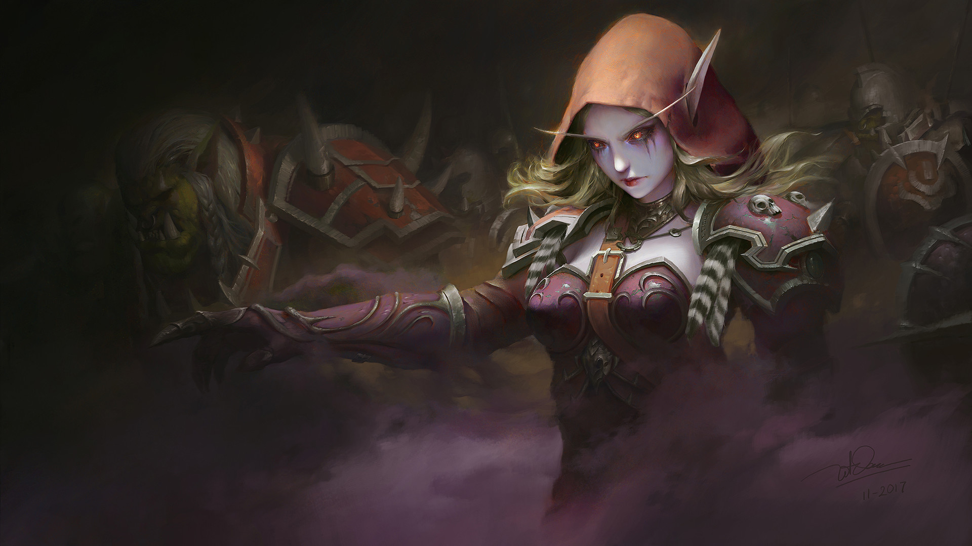 Sylvanas Windrunner Fan Art - HD Wallpaper 