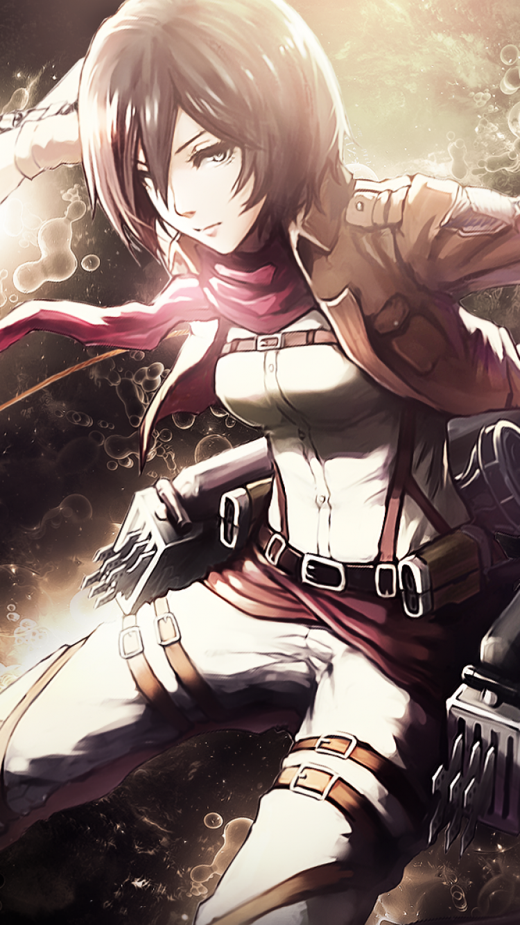 Attack On Titan Mikasa Wallpaper Phone - HD Wallpaper 