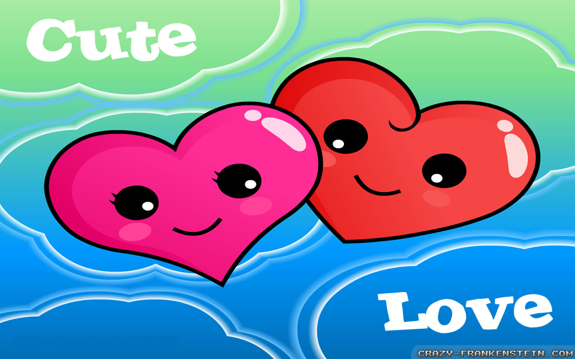 Cute Love - HD Wallpaper 