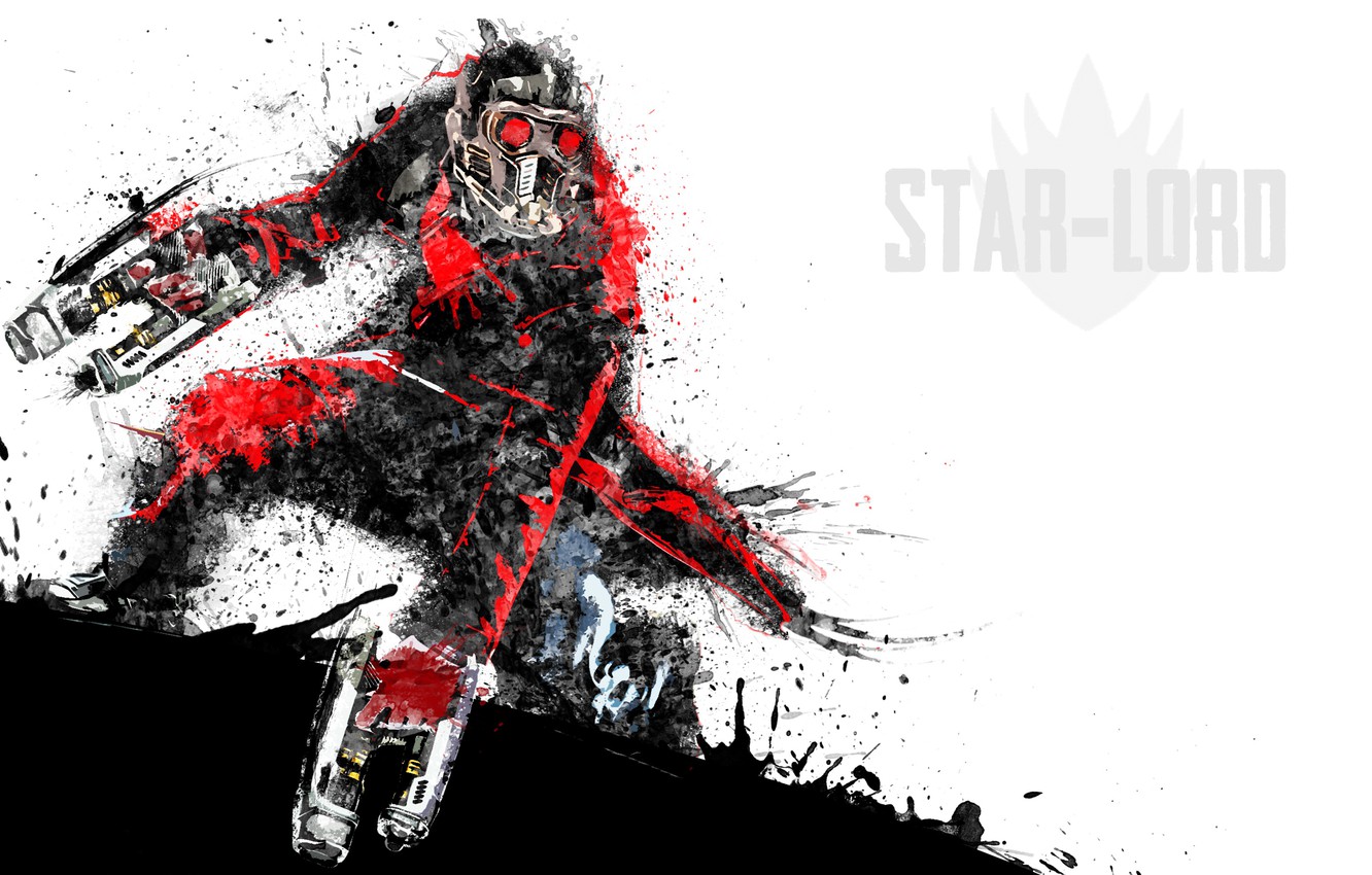 Photo Wallpaper Peter Quill, Star-lord, Guardians Of - Star Lord Wallpaper Pc - HD Wallpaper 