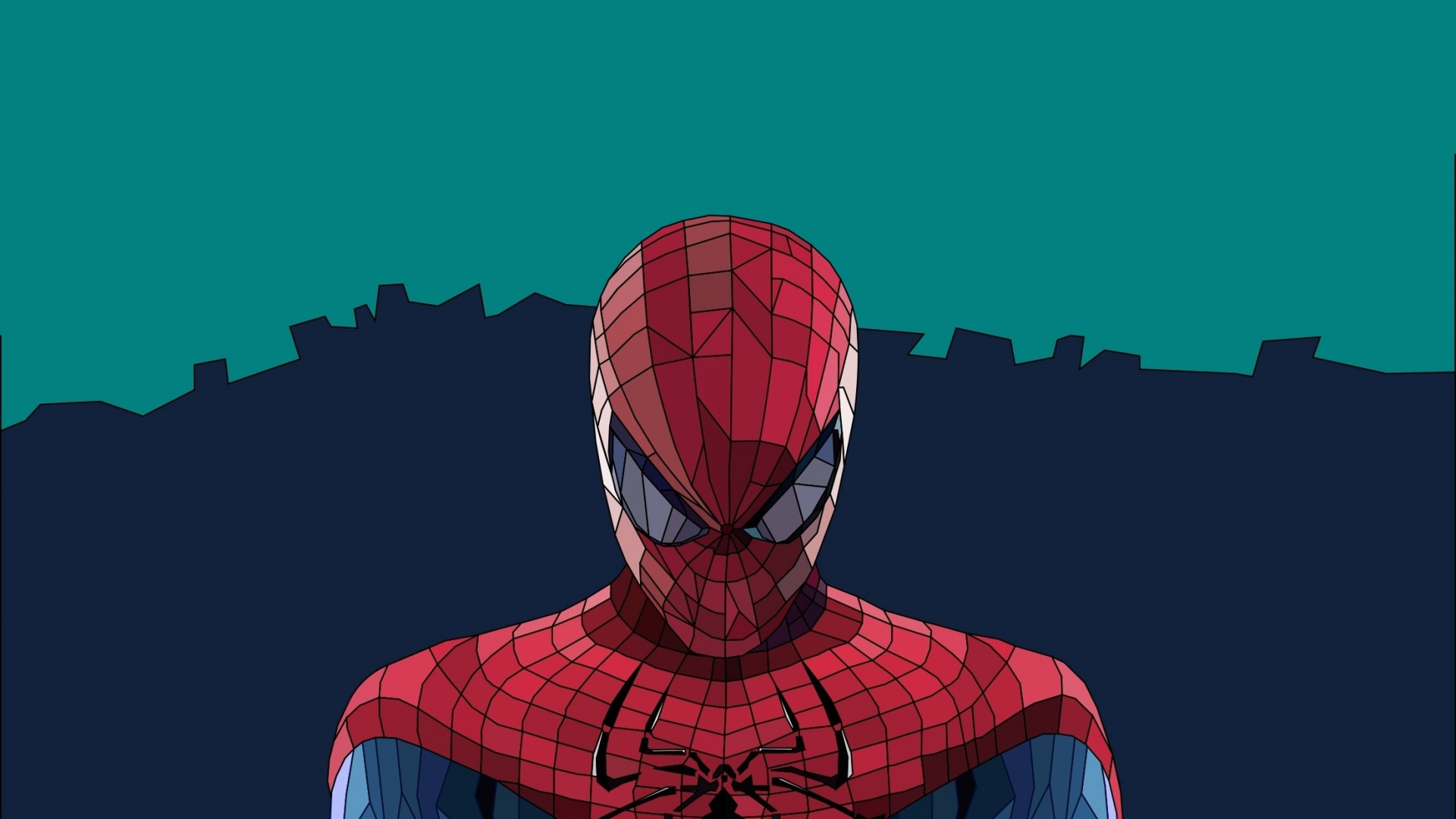 Spider-man, Low Poly, Art, Wallpaper - Spiderman Comics - HD Wallpaper 