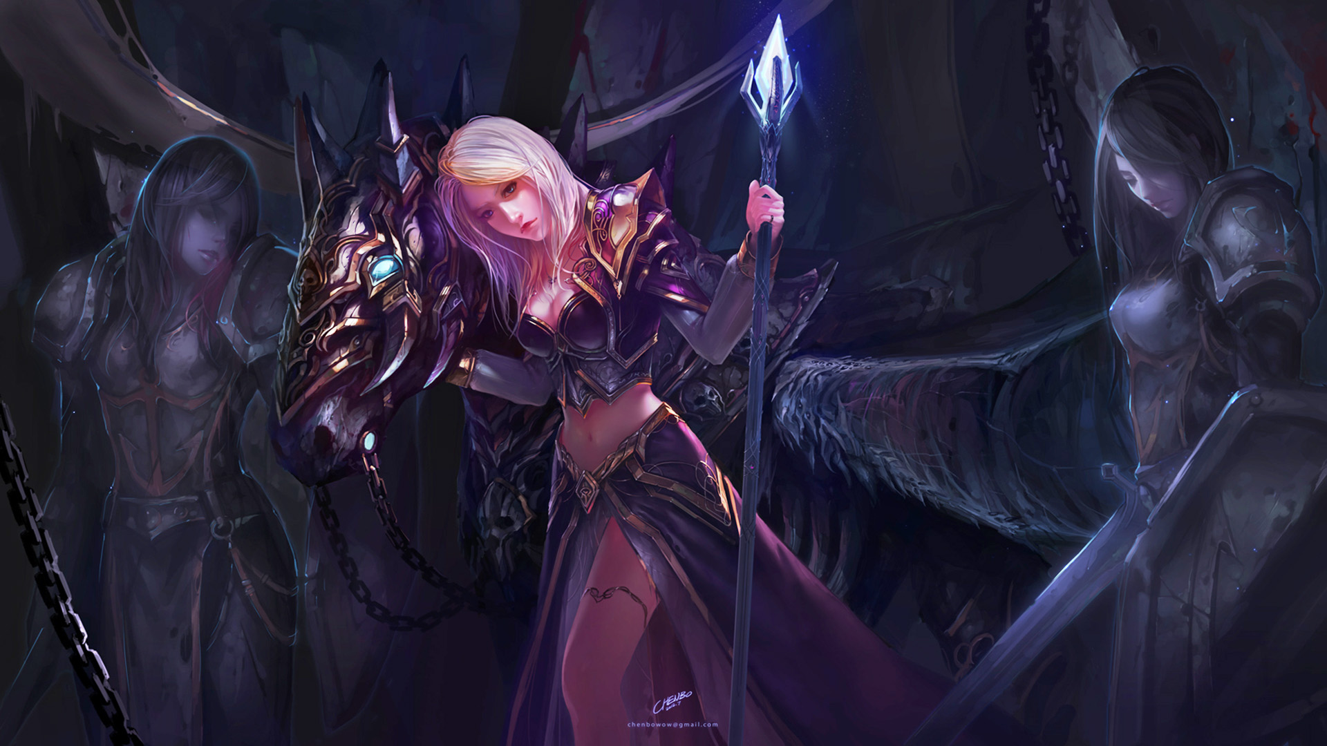 Jaina And Lich King - HD Wallpaper 