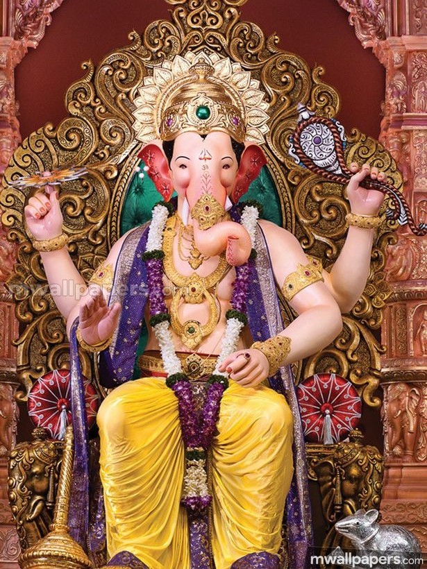 🌺 *best* Lord Ganesha Hd Image / Wallpaper - Mumbai - 615x820 Wallpaper -  