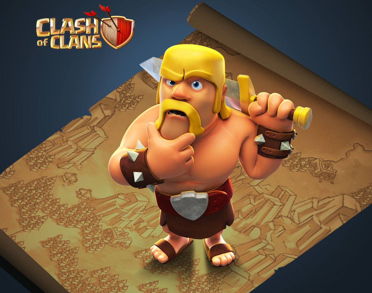 Hd Widescreen Pc - Clash Of Clans - HD Wallpaper 