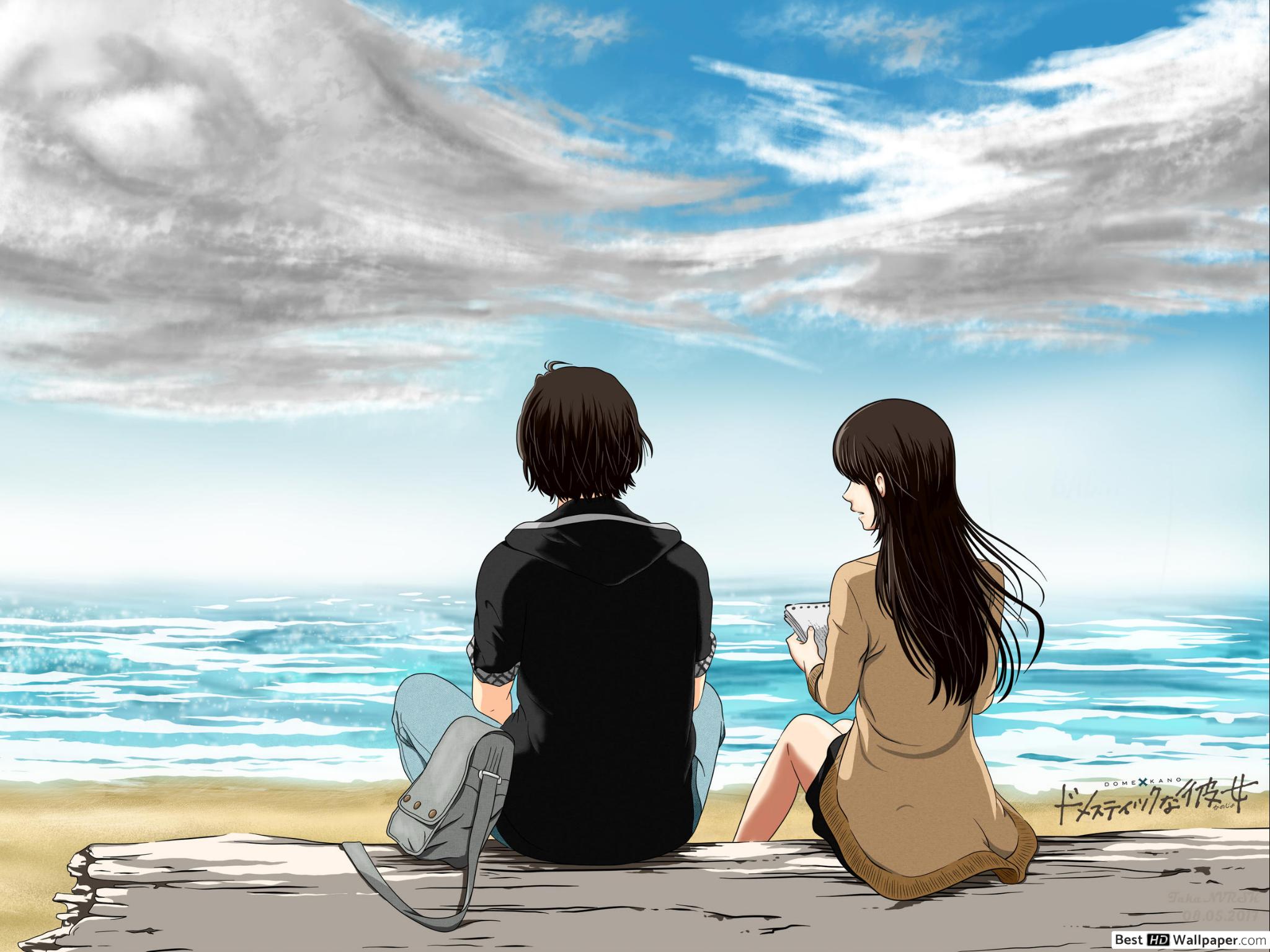 Domestic Girlfriend Beach - HD Wallpaper 