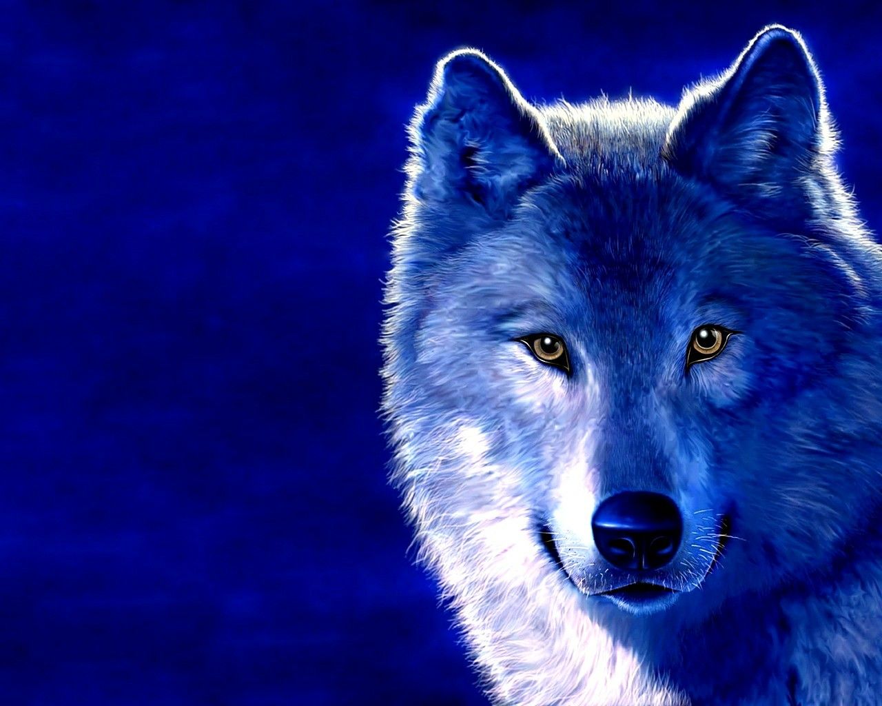 Dog Desktop 3d Wallpapers Free Download - Ice Wolf - HD Wallpaper 
