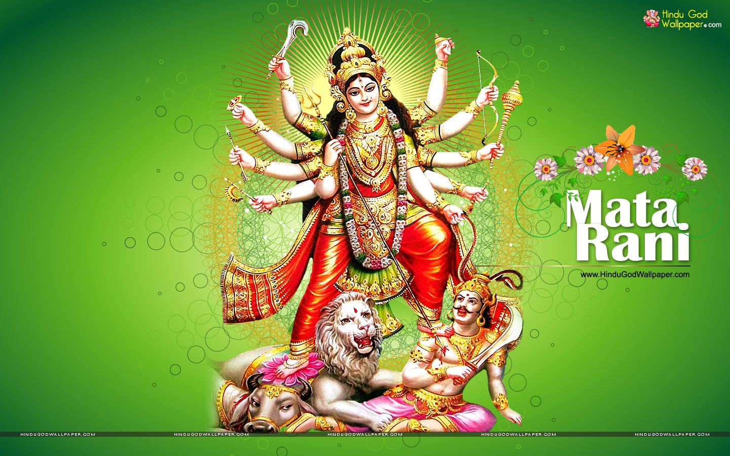 Durga Maa Background Hd - HD Wallpaper 