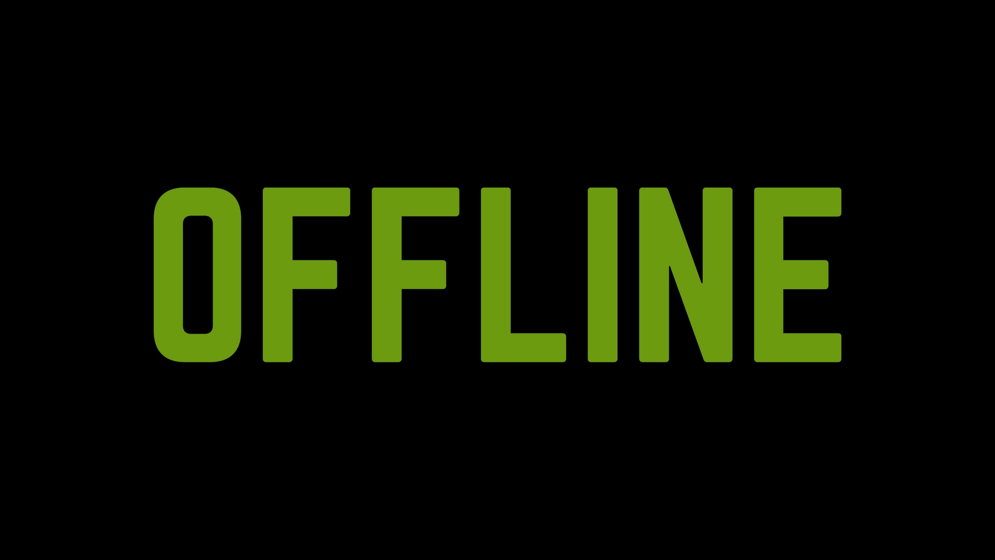 Wallpaper Offline, Inscription, Green, Status - Offline 1080p - HD Wallpaper 