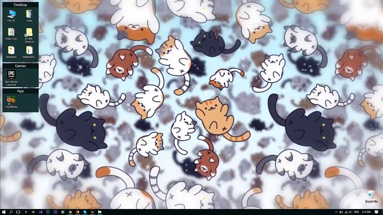 Neko Atsume Winter Version Video Live Wallpaper - Cartoon - HD Wallpaper 