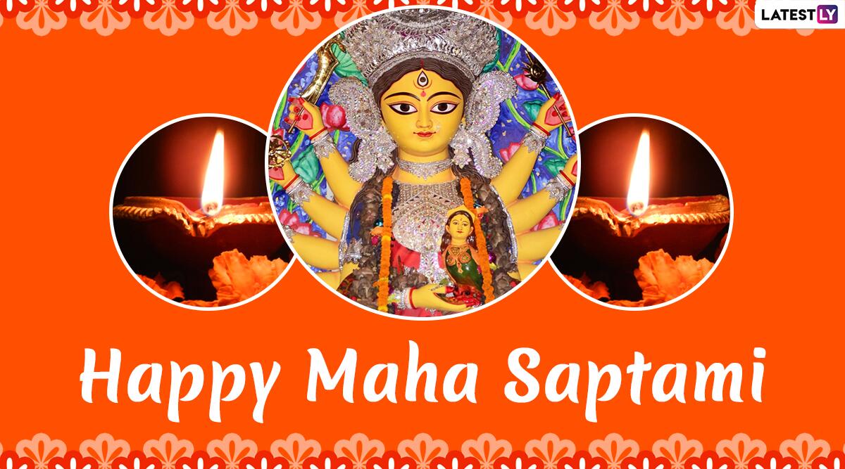 Subho Maha Saptami 2019 Images & Hd Wallpapers For - Saptami Of Durga Puja 2019 - HD Wallpaper 