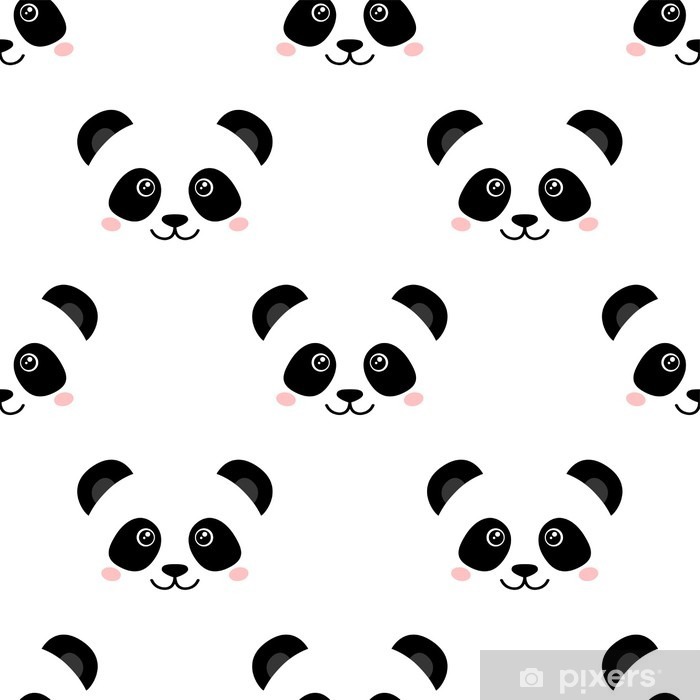 Panda Faces - HD Wallpaper 