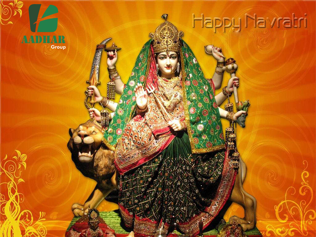 Full Hd Happy Navratri - HD Wallpaper 