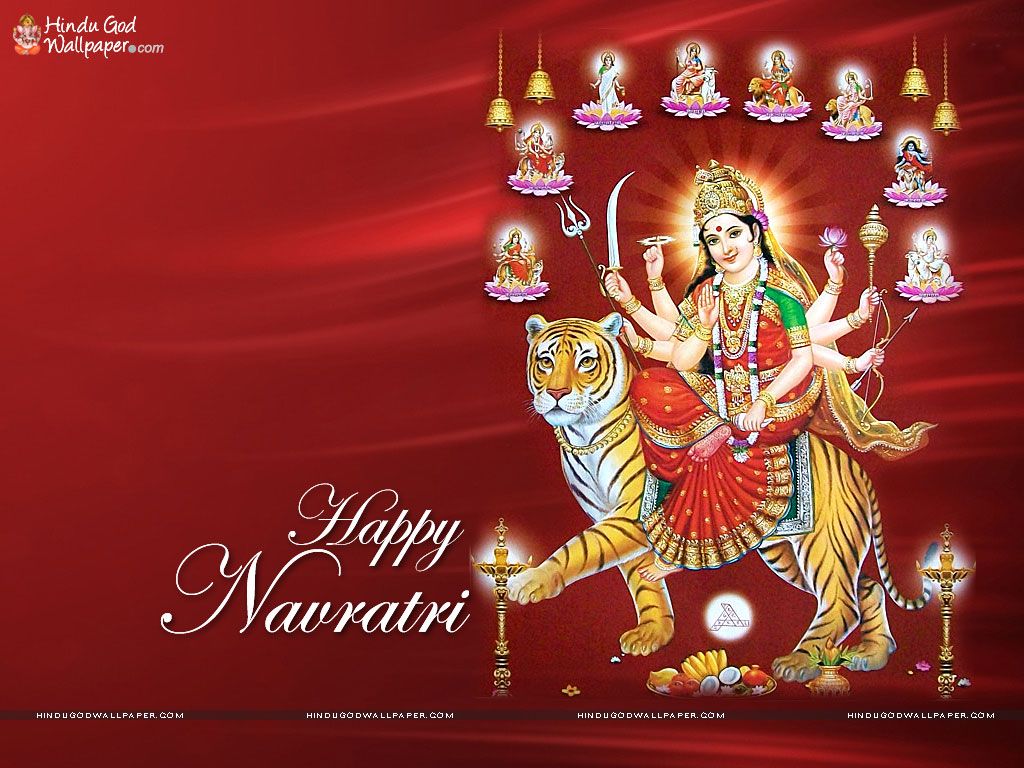 Happy Navratri Images Download - HD Wallpaper 