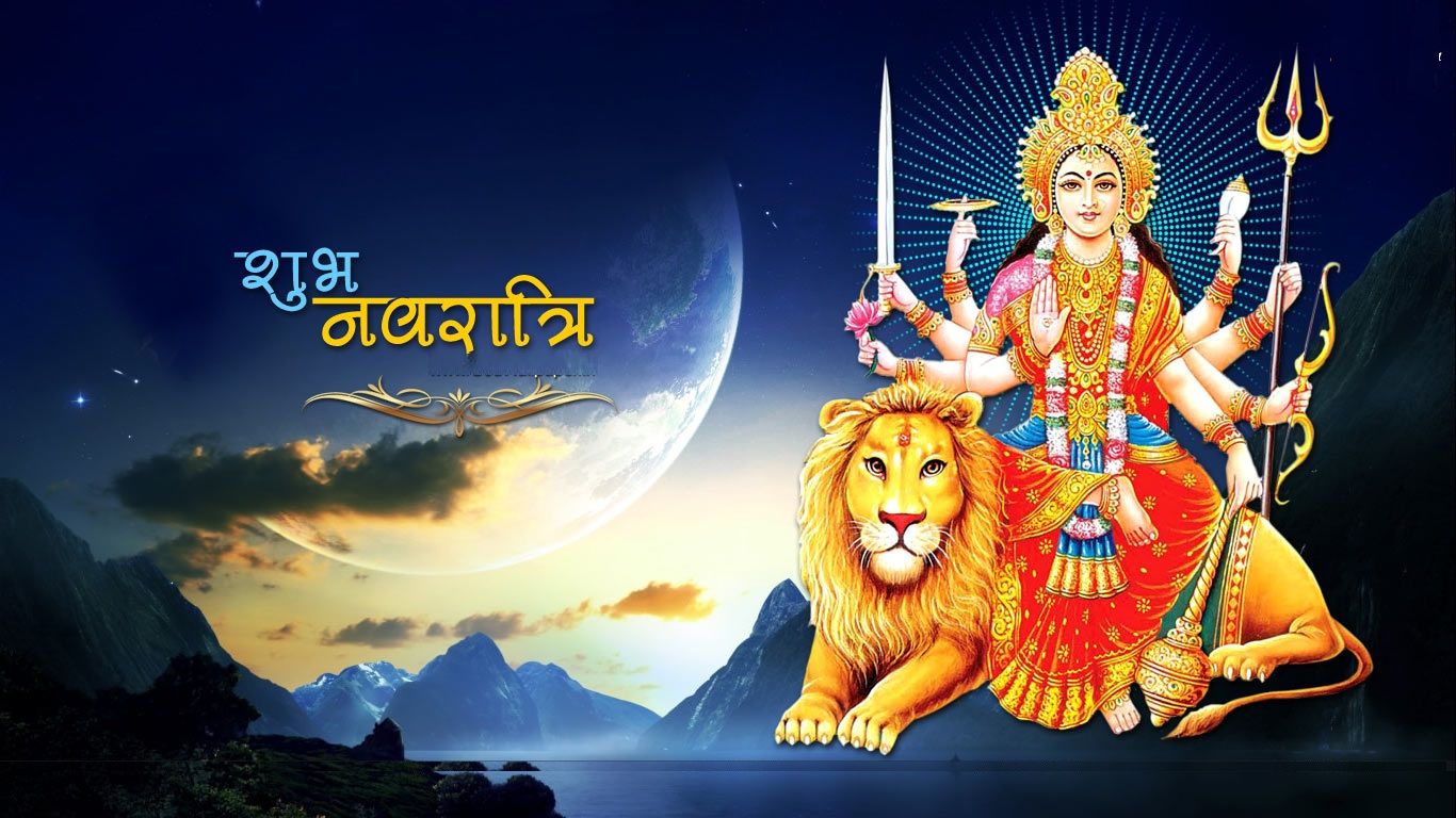 Happy Navratri Hd Wallpaper Download - HD Wallpaper 