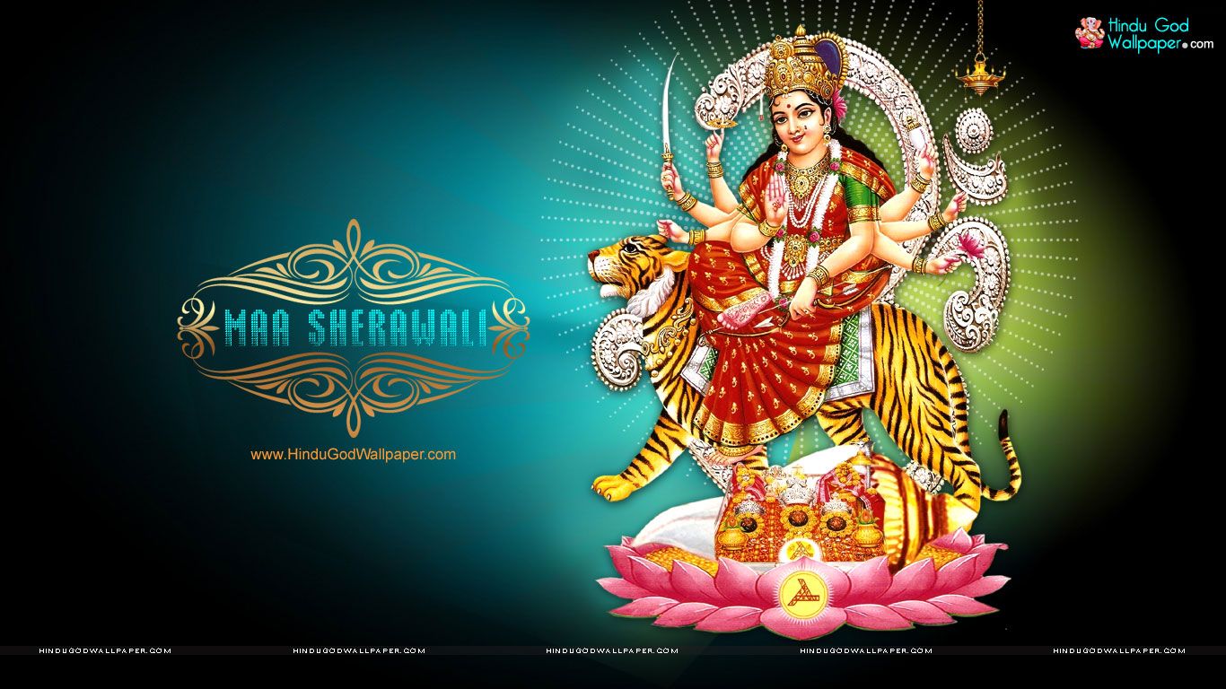 Sherawali Mata Vaishno Devi - HD Wallpaper 