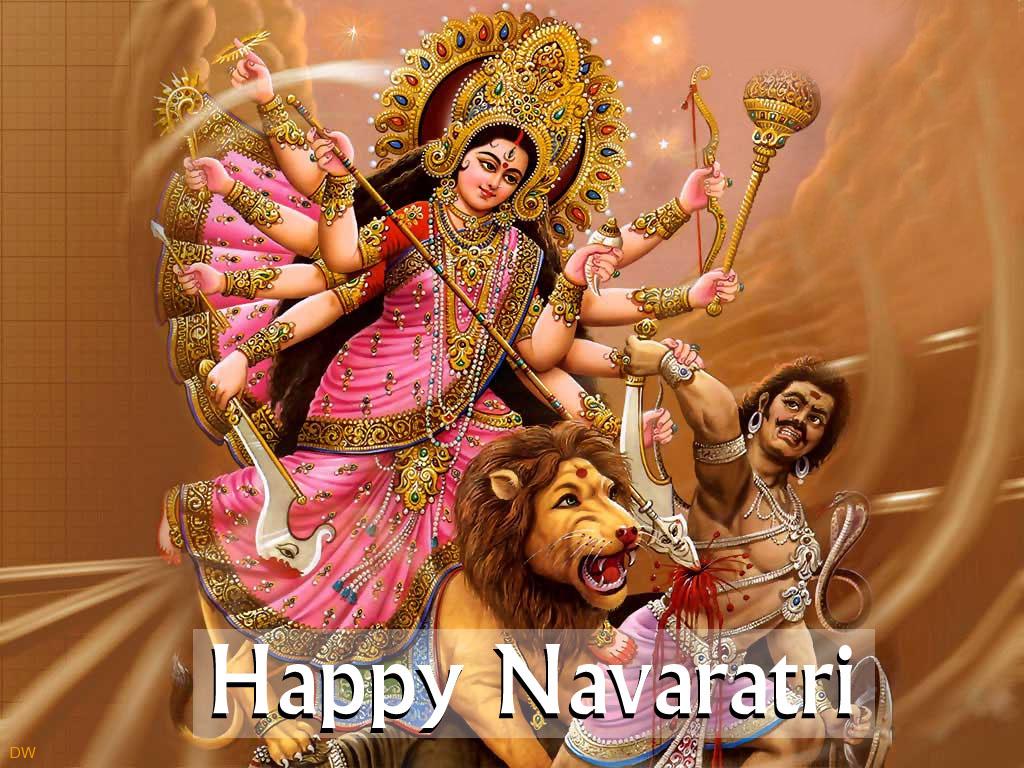 Navratri 2014 Image - Durga Maa Navratri Images Hd - HD Wallpaper 