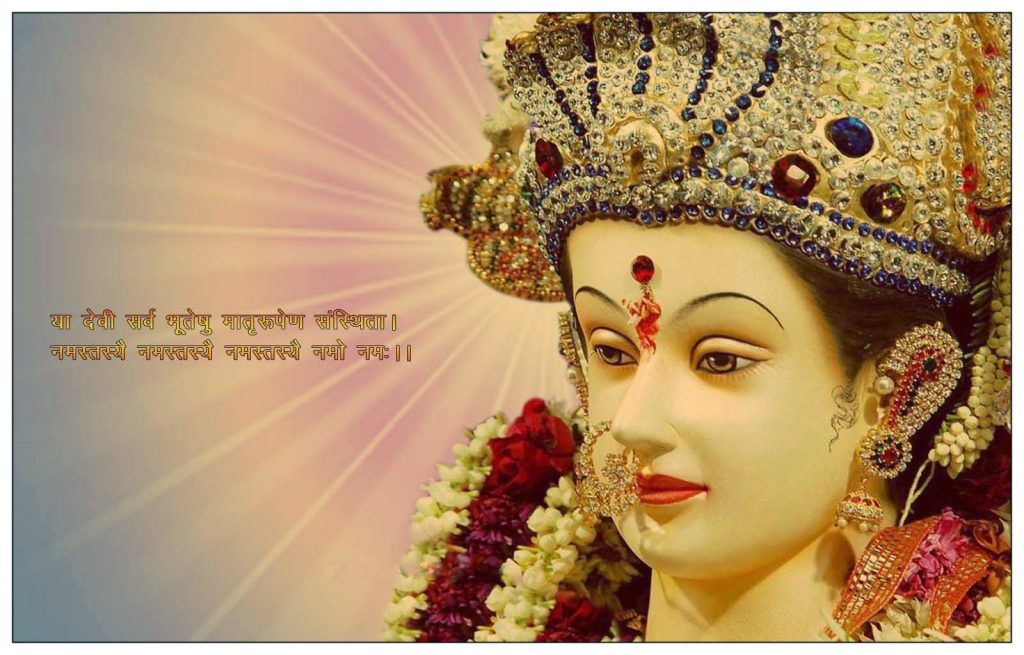 Navratri Images Greetings - Maa Durga - HD Wallpaper 