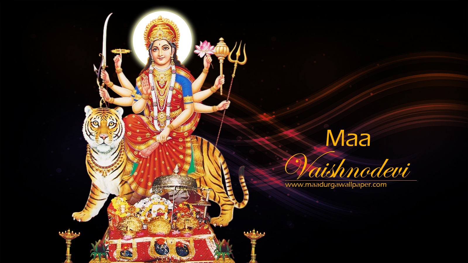 Vaishno Devi Image & Hd Wallpaper Download Free To - Devi Photos Hd  Download - 1600x900 Wallpaper 