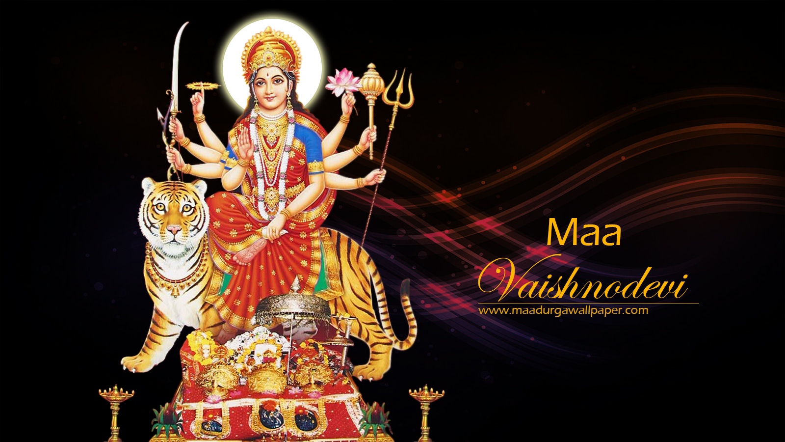 Vaishno Devi Image & Hd Wallpaper Download Free To - Devi Photos Hd Download - HD Wallpaper 