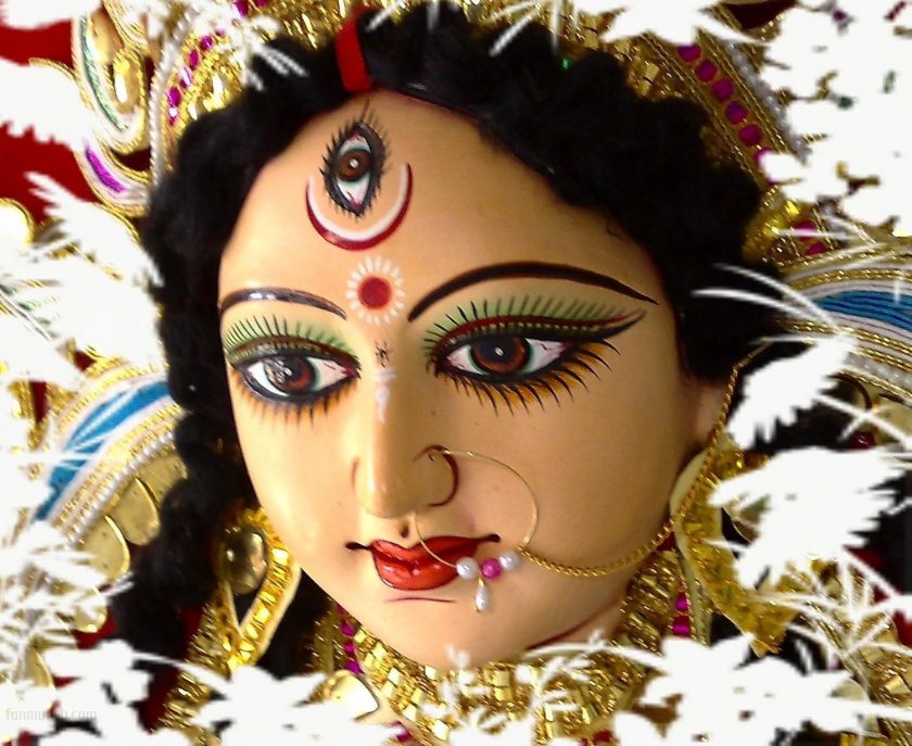 Maa Durga Third Eye - HD Wallpaper 