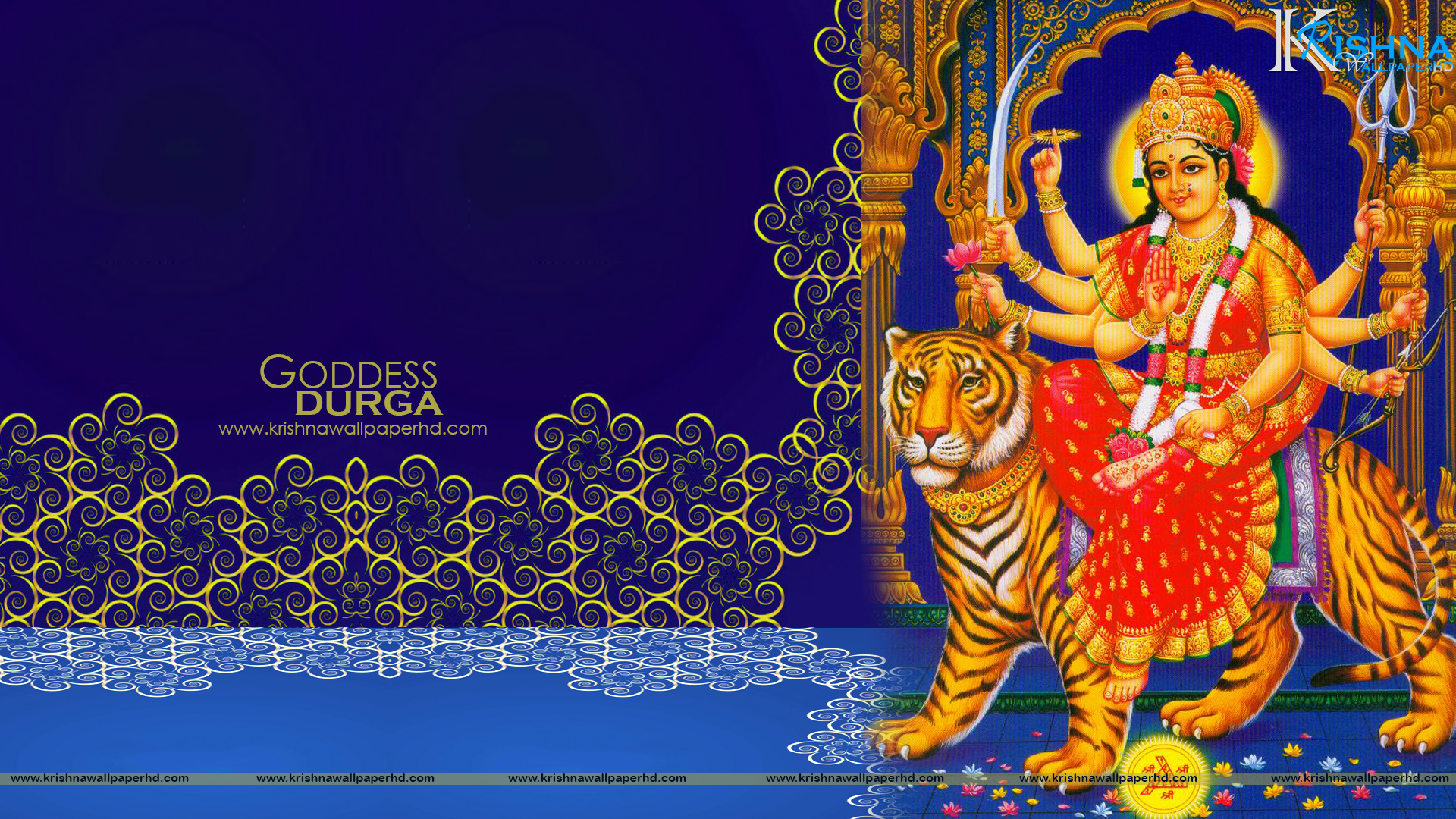 Goddess Durga Hd Image - God Durga Photos Download - HD Wallpaper 