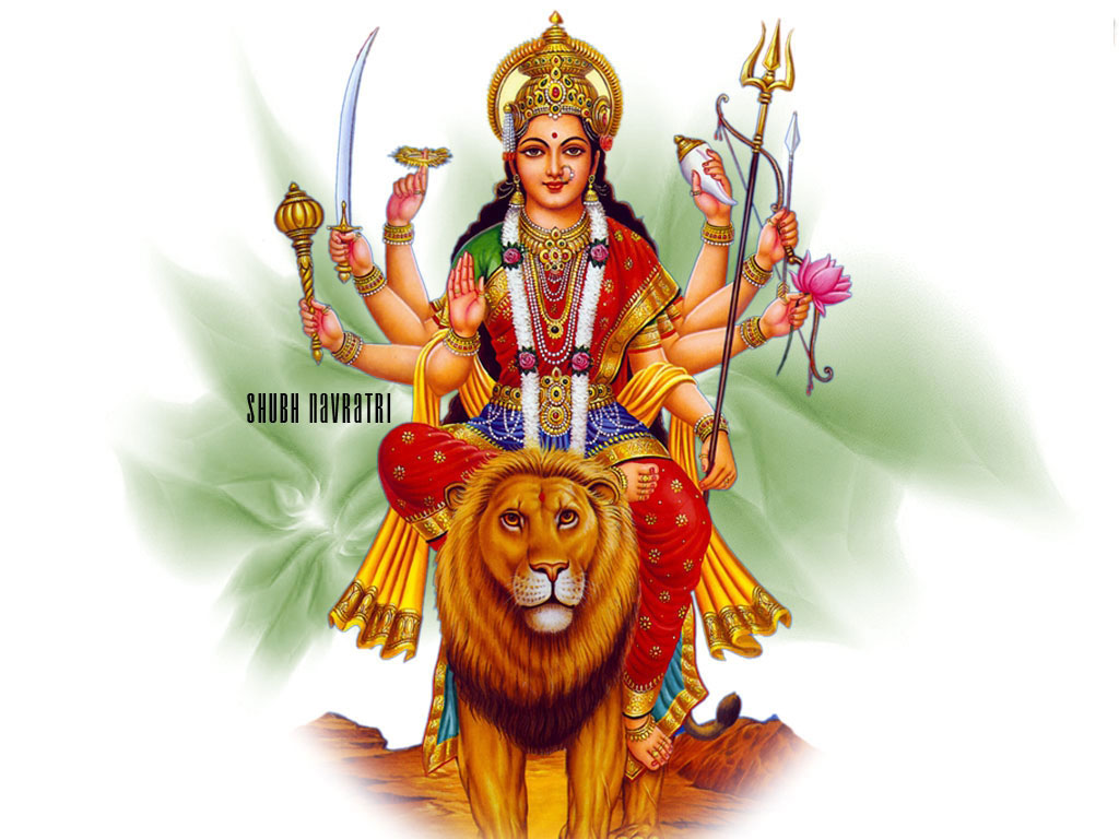 Animated Navratri Wallpaper Hd - Durga Maa Png Hd - HD Wallpaper 