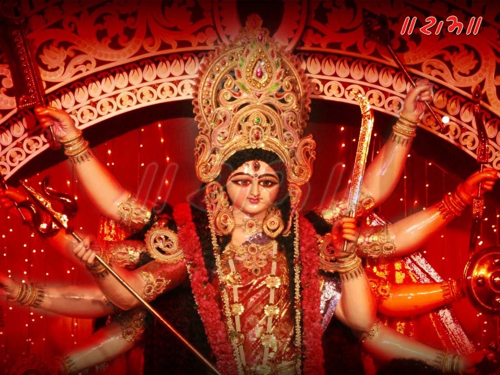 Jagdamba Mata - Durga Maa Image Hd Wallpaper Download - HD Wallpaper 
