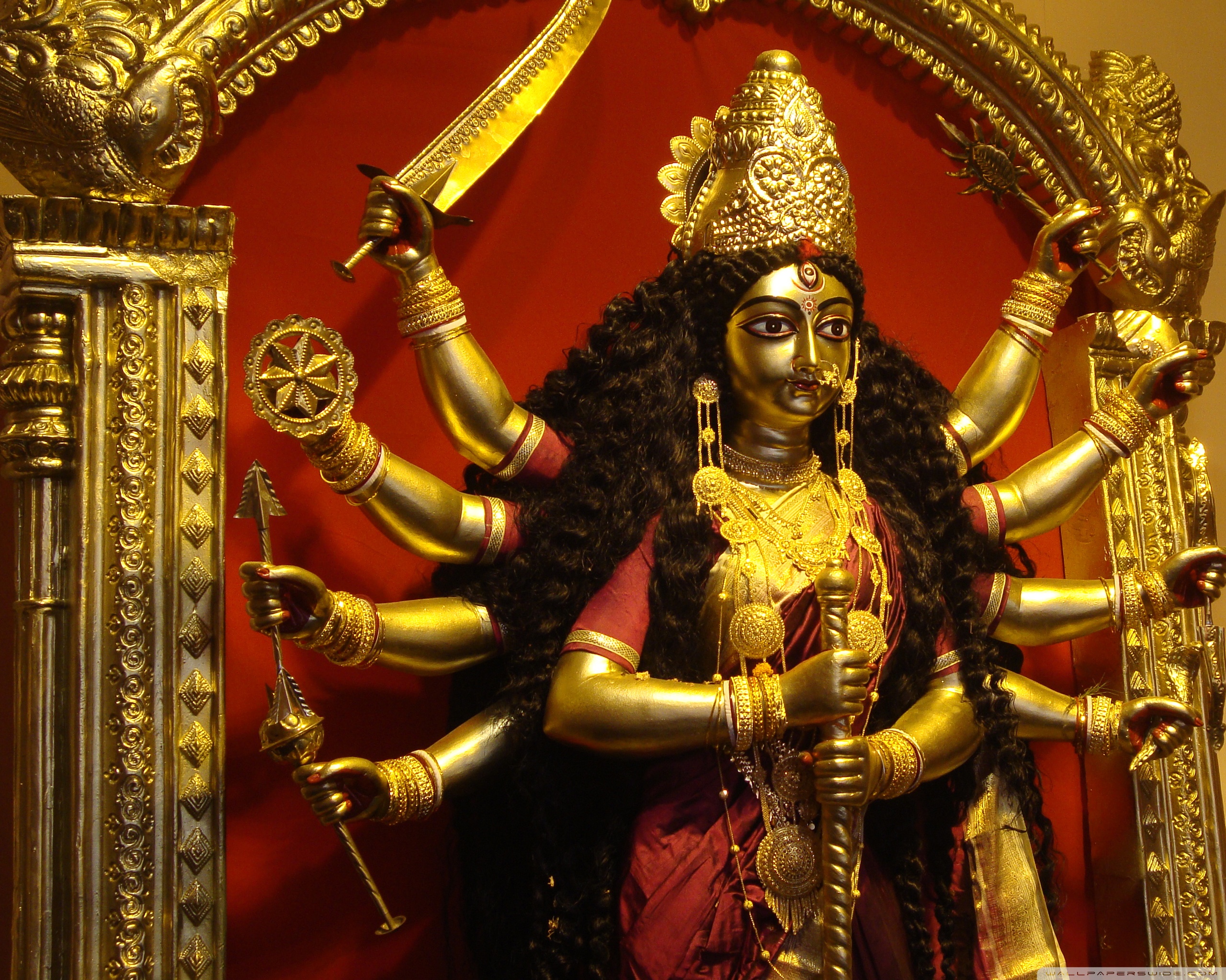 New Durga Photo Hd - HD Wallpaper 