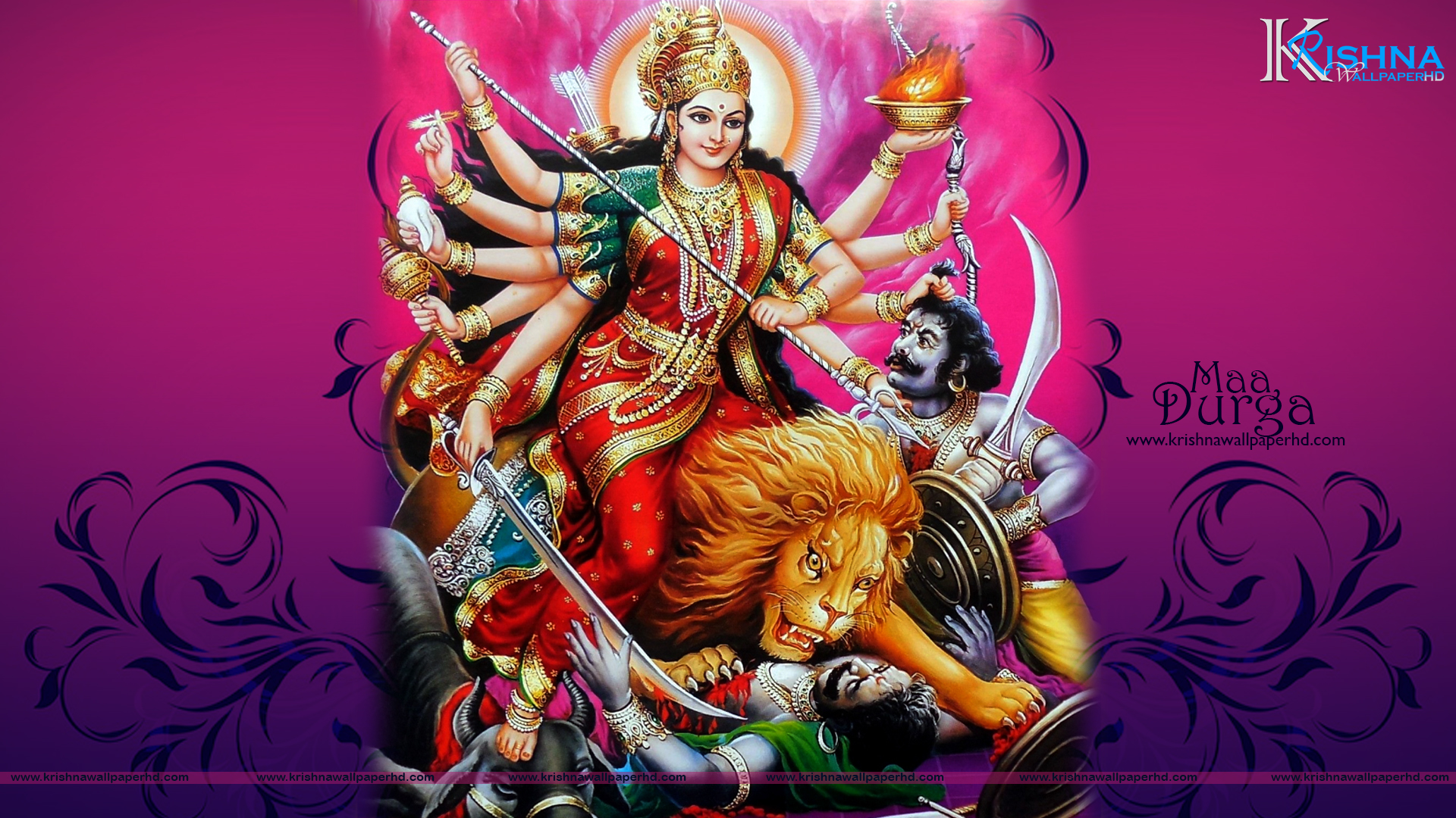 Durga Maa Wallpapers God - HD Wallpaper 